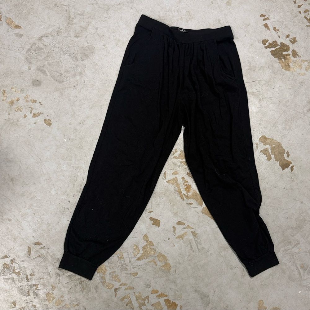Bobi Midnight Black Lounge Pants - Size Small LIKE NEW - Pockets Comfortable